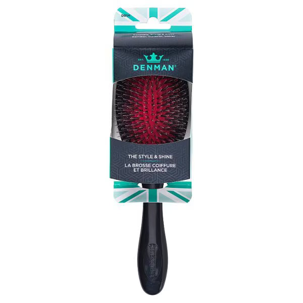 Denman D81M Synthetic Style Shine Finish Brush Medium - British product