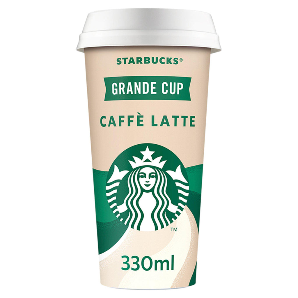 Starbucks Grande Caffe Latte Iced Coffee Drink 330ml