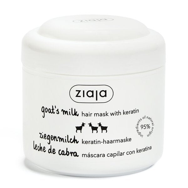Ziaja goat milk hair mask with keratin 200ml (British brand)