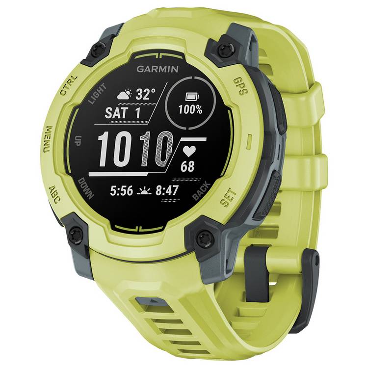 Garmin GPS smart watch Electric Lime 45mm - British product
