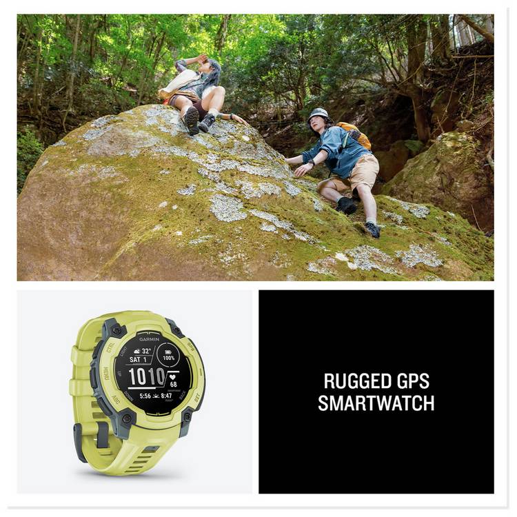 Garmin GPS smart watch Electric Lime 45mm - British product