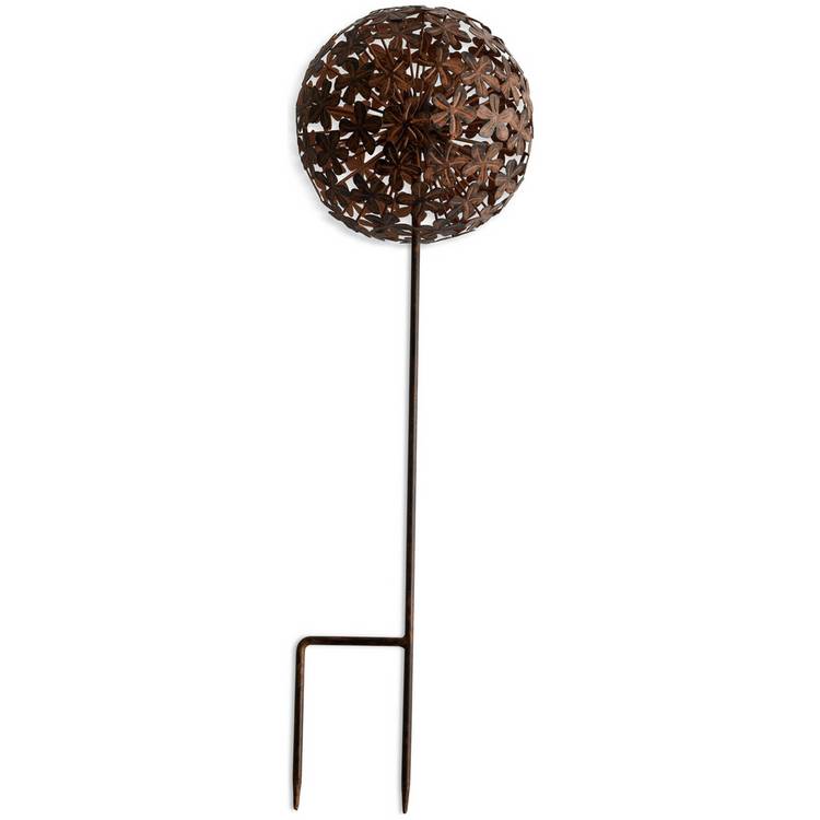 Habitat metal allium stake bronze finish, UK version