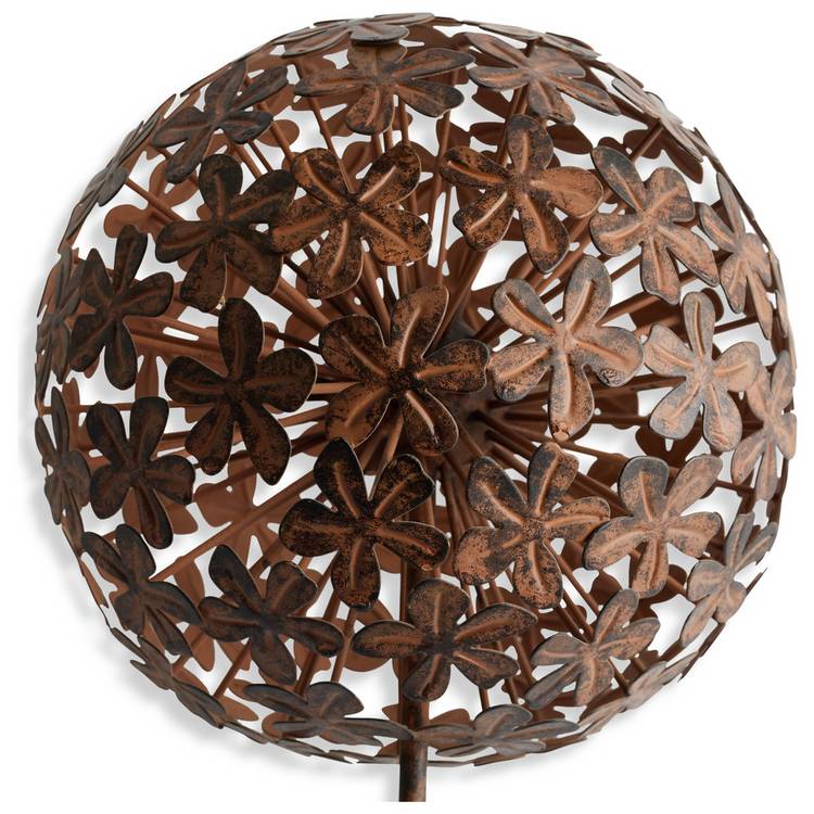 Habitat metal allium stake bronze finish, UK version