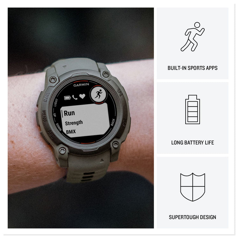 Garmin Instinct E 40mm GPS Smart Watch - Charcoal