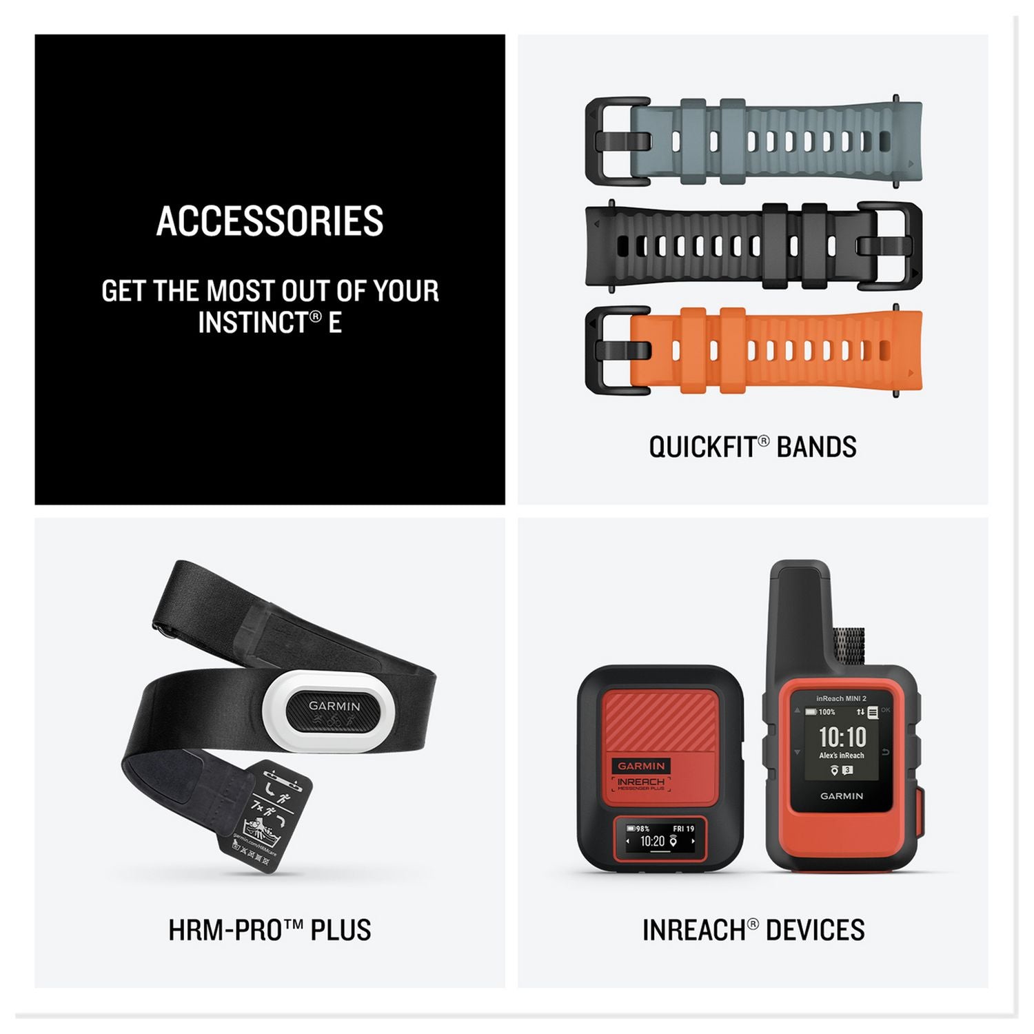 Garmin Instinct E 40mm GPS Smart Watch - Charcoal