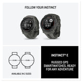 Garmin Instinct E 40mm GPS Smart Watch - Charcoal