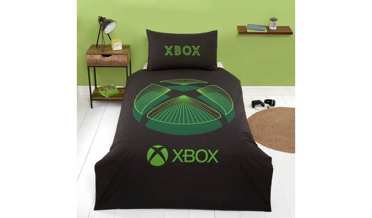 Xbox kids bedding set single black reversible design, imported from the UK