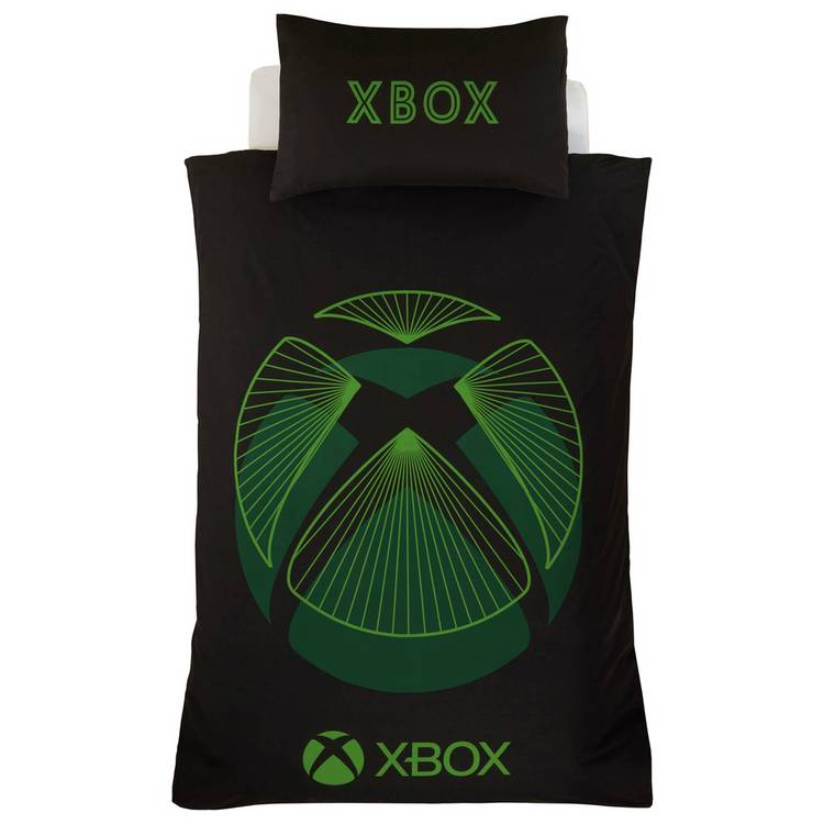 Xbox kids bedding set single black reversible design, imported from the UK