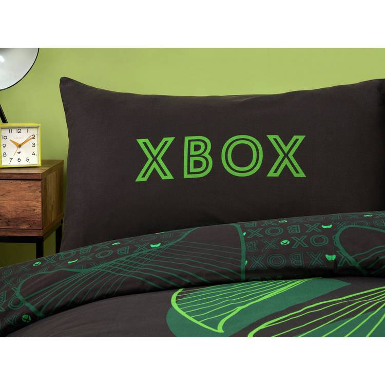 Xbox kids bedding set single black reversible design, imported from the UK