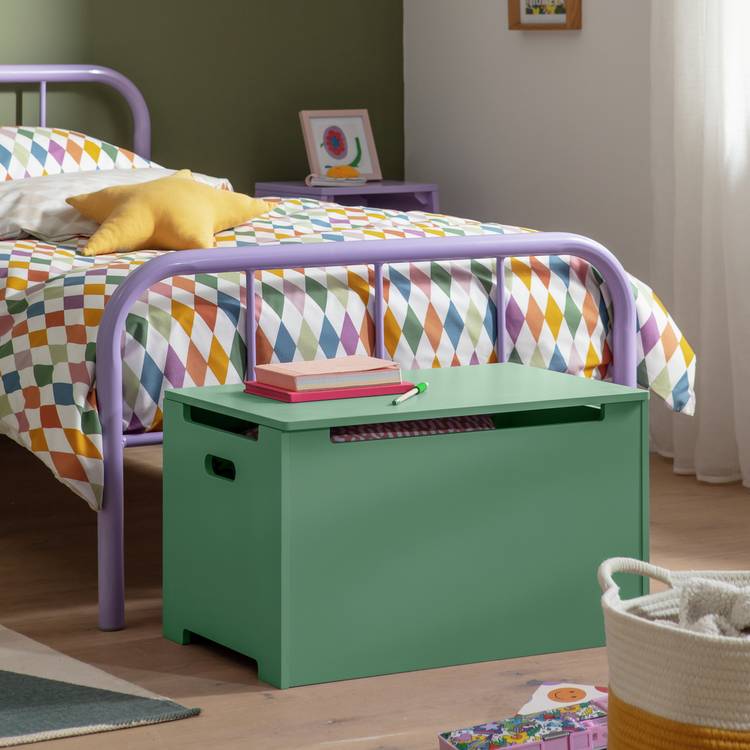 Habitat Joni kids toy box green - British product