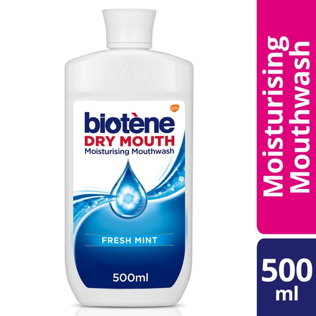 Biotene Dry Mouth Mouthwash Moisturising 500ml   500ml GOODS M&S   