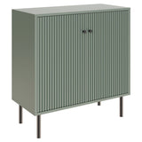 GFW 2 Door Storage Unit in green, imported from the UK