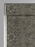 William Morris Grey Marigold Velvet roman blind (British brand)