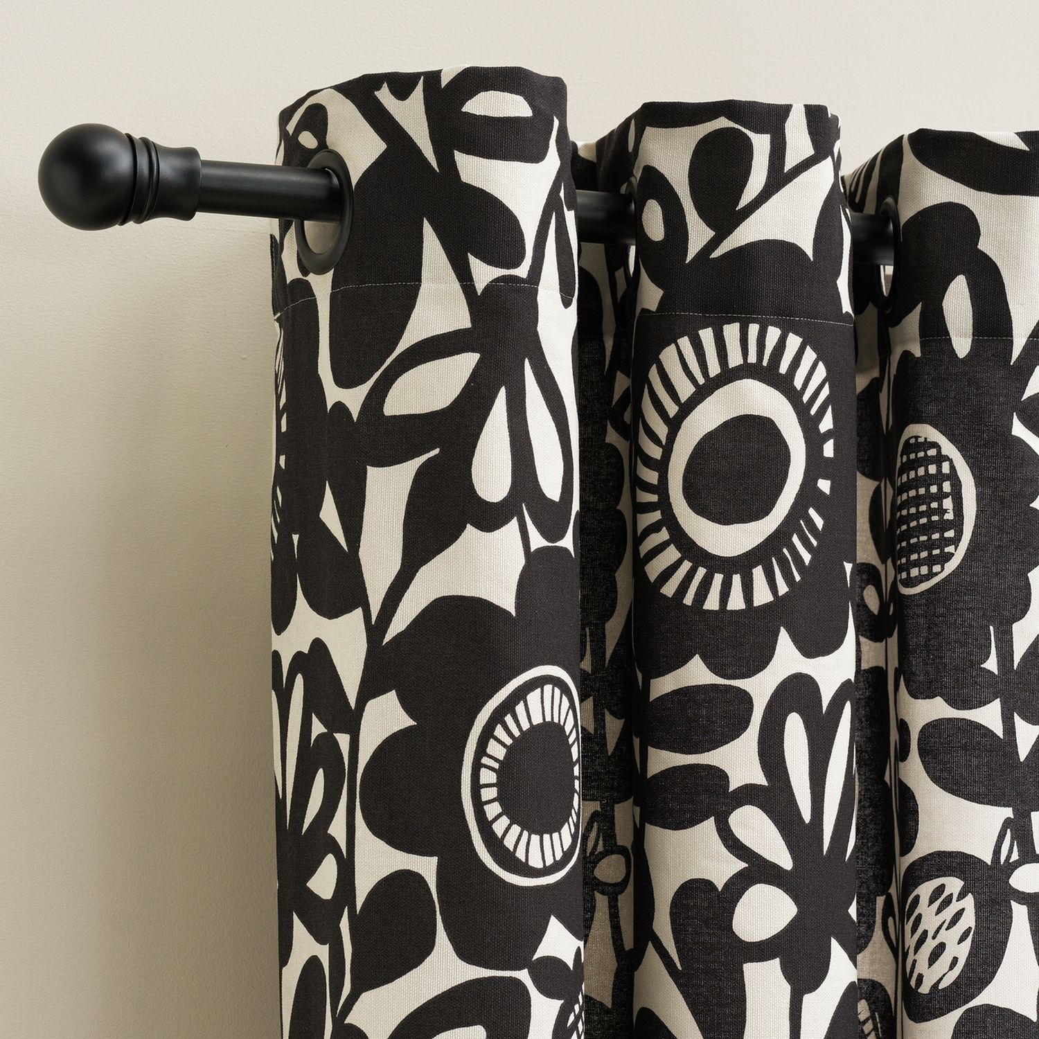 Habitat x Scion Padukka Eyelet Curtains - Multi - 168x183cm