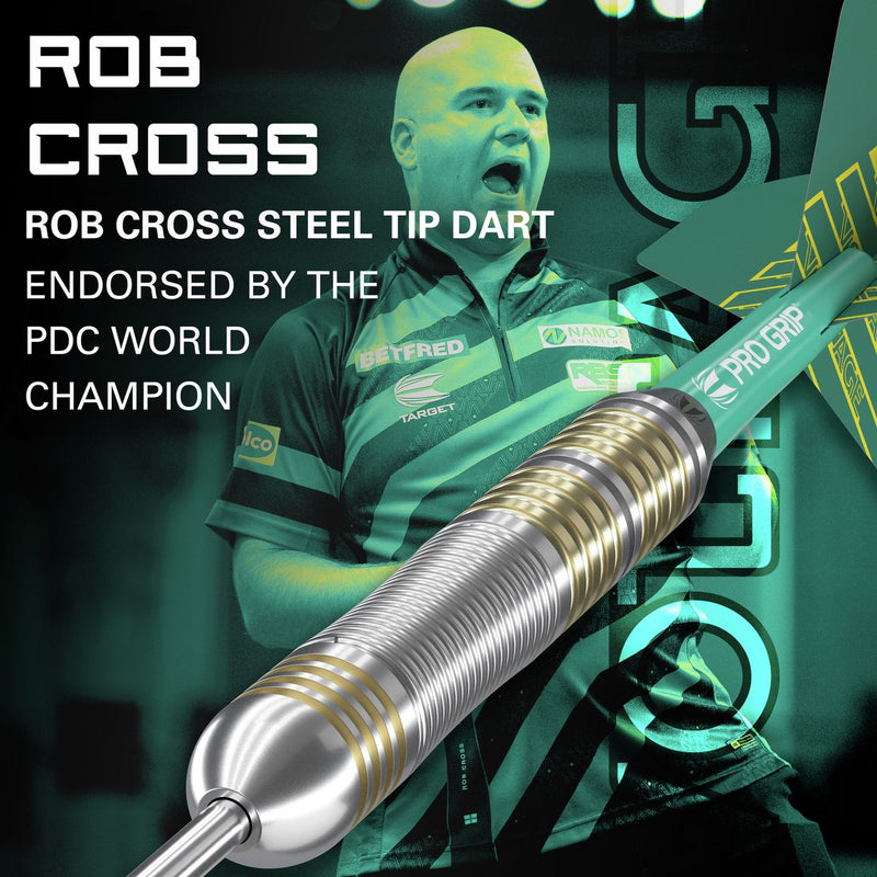 Target Rob Cross 22g brass darts set, imported from the UK