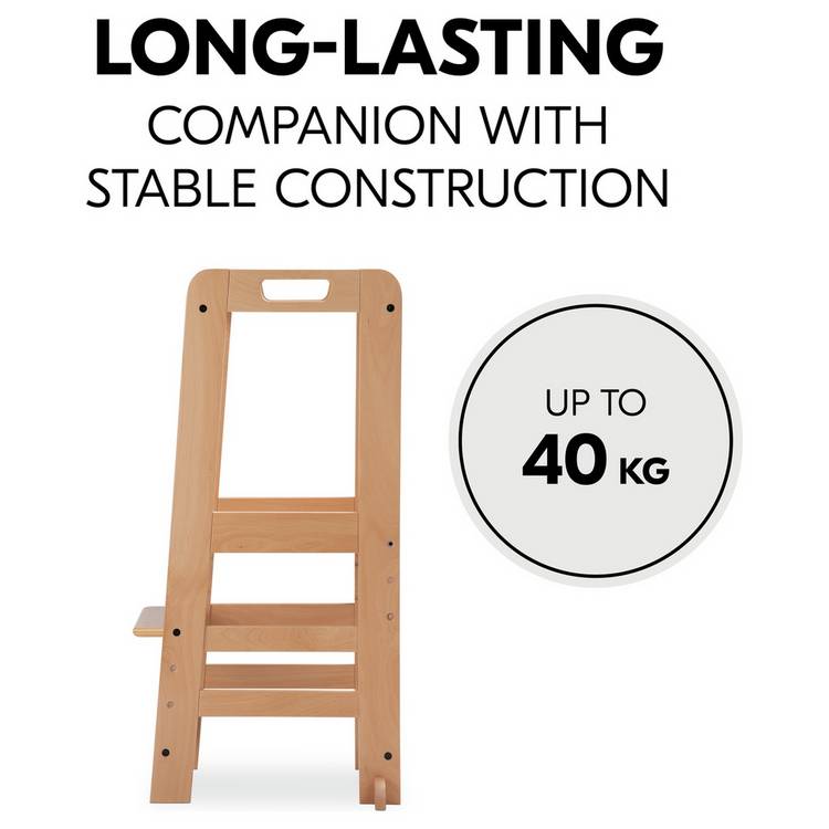 Hauck Montessori learning tower in natural (British brand)