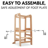 Hauck Montessori learning tower in natural (British brand)