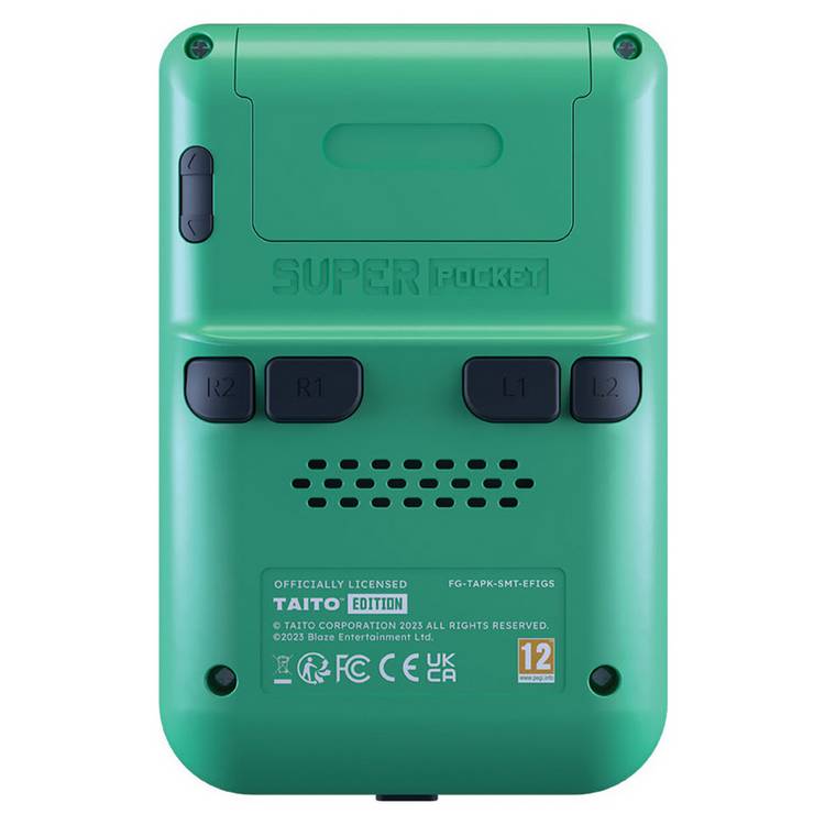 Hyper Mega Tech Taito Super Pocket retro handheld console - British product