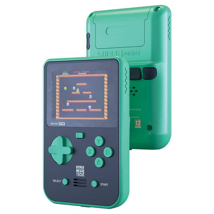 Hyper Mega Tech Taito Super Pocket retro handheld console - British product