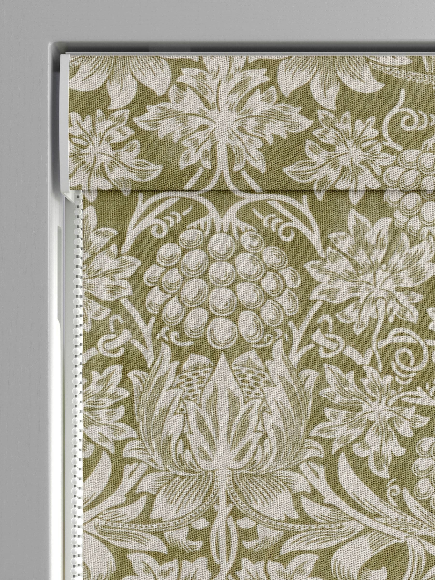 William Morris roman blind with sunflower design, UK version