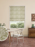 William Morris roman blind with sunflower design, UK version