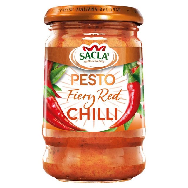 Sacla' Fiery Chilli Pesto   190g GOODS M&S   