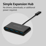 Kensington 4 port USB-C hub - British product