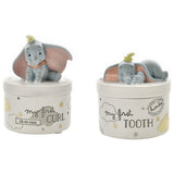 Disney Dumbo tooth and curl pots ceramic set, UK version