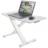 Leitz standing desk converter white compact footprint, UK version