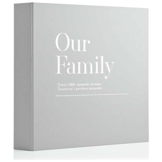 Moments Our Family Coffee Table album 28x29cm, imported from the UK