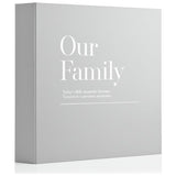 Moments Our Family Coffee Table album 28x29cm, imported from the UK
