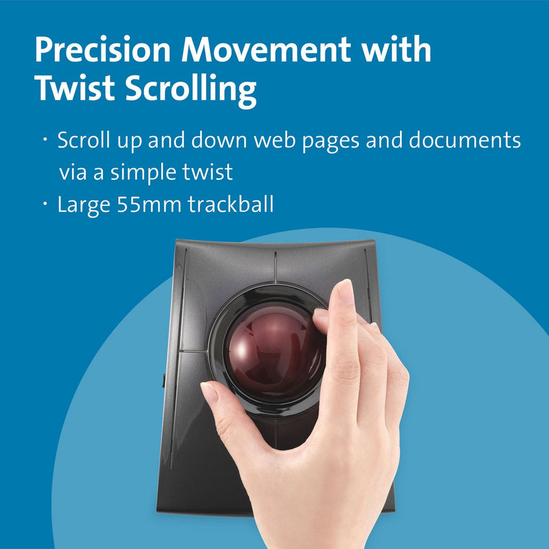 Kensington SlimBlade Pro trackball wireless mouse (British brand)