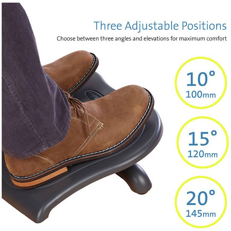 Kensington SoleSaver foot rest for office use - British product