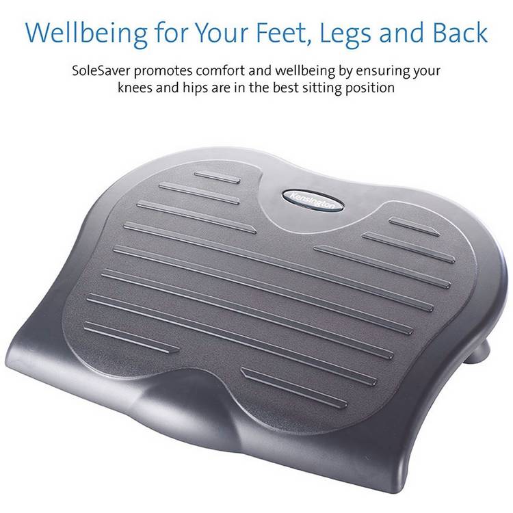 Kensington SoleSaver foot rest for office use - British product