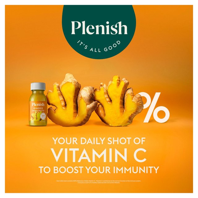 Plenish Ginger Immunity Shot   60ml GOODS M&S   