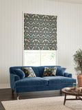 William Morris Strawberry Thief velvet roman blind, UK version