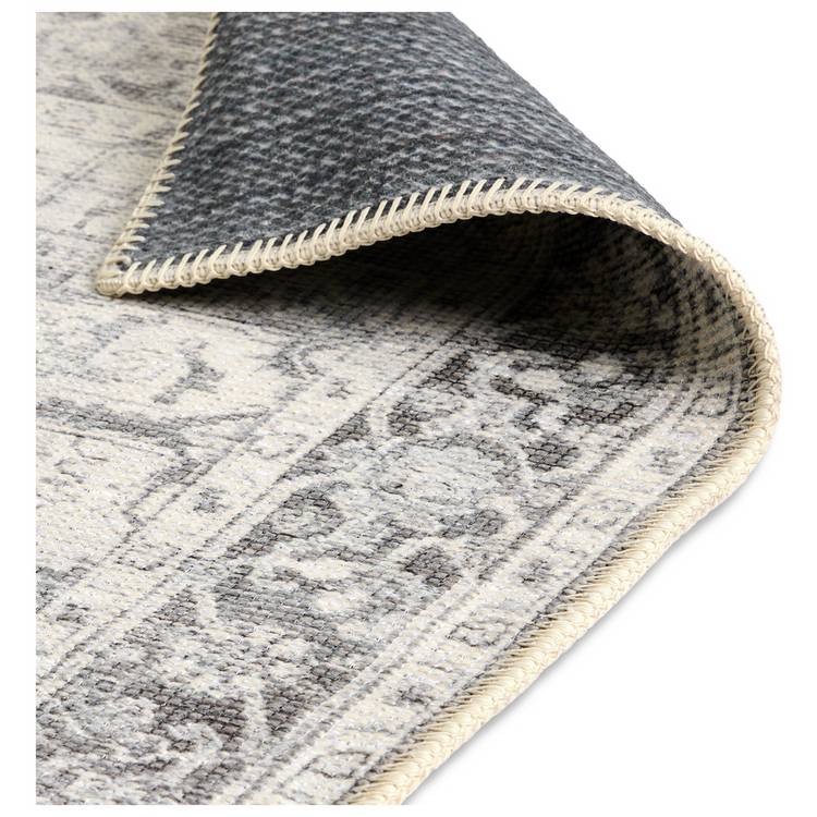 Habitat flatweave runner grey vintage effect 80x150cm, imported from the UK