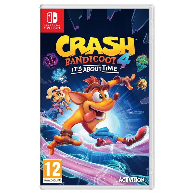 Crash Bandicoot 4: It's About Time Nintendo Switch game, UK version