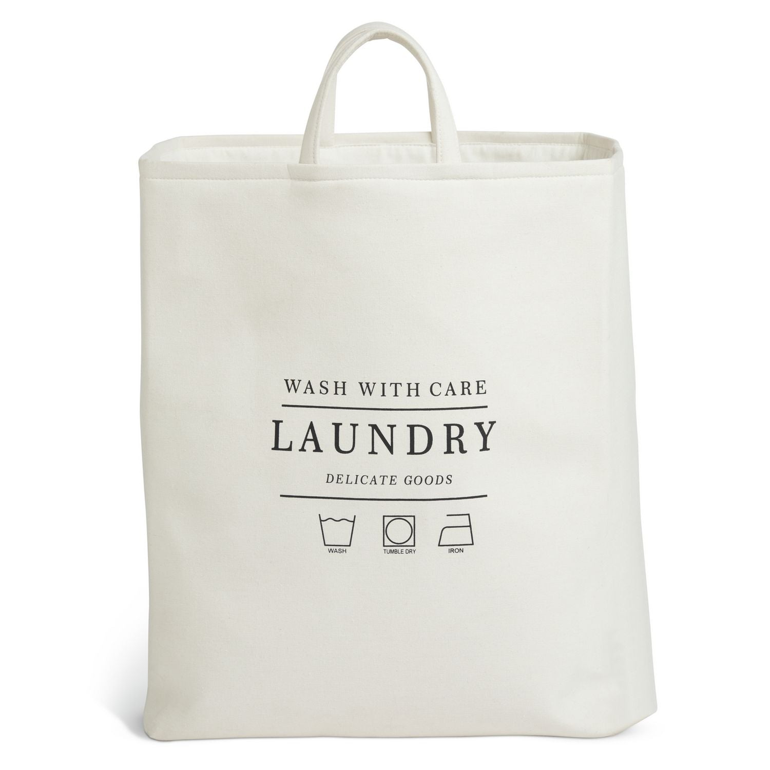 Argos Home collapsible laundry bag cream 75L, imported from the UK