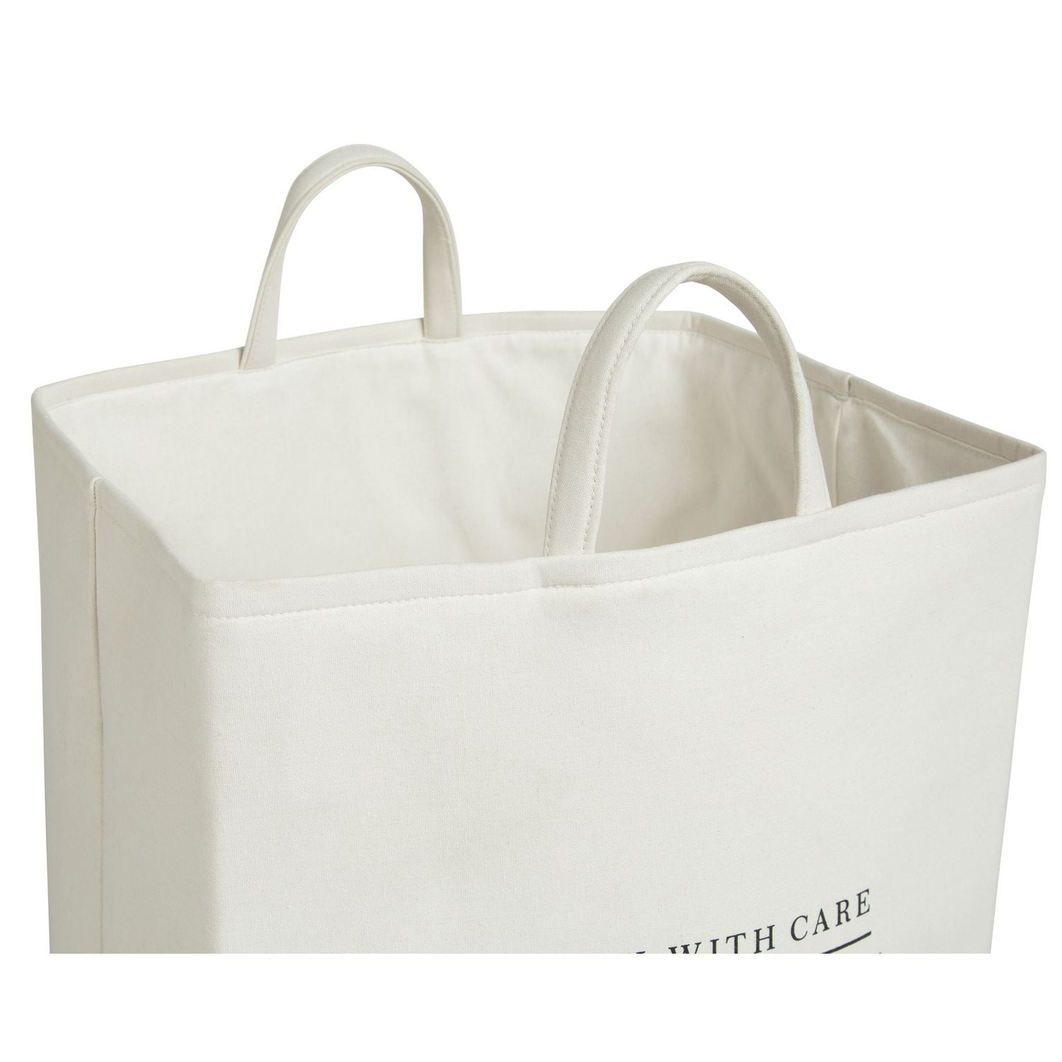 Argos Home collapsible laundry bag cream 75L, imported from the UK