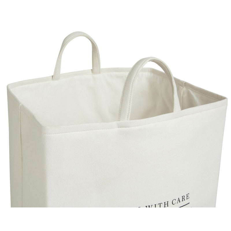 Argos Home collapsible laundry bag cream 75L, imported from the UK