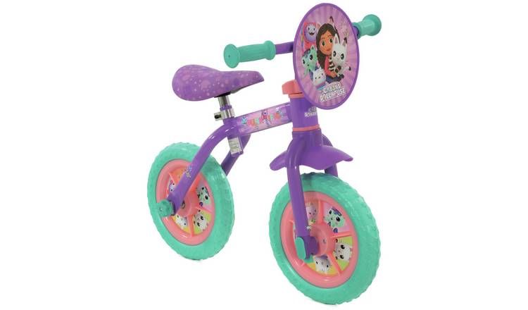 Gabby's Dollhouse 2-in-1 10 Inch Wheel Size Bike GOODS Argos