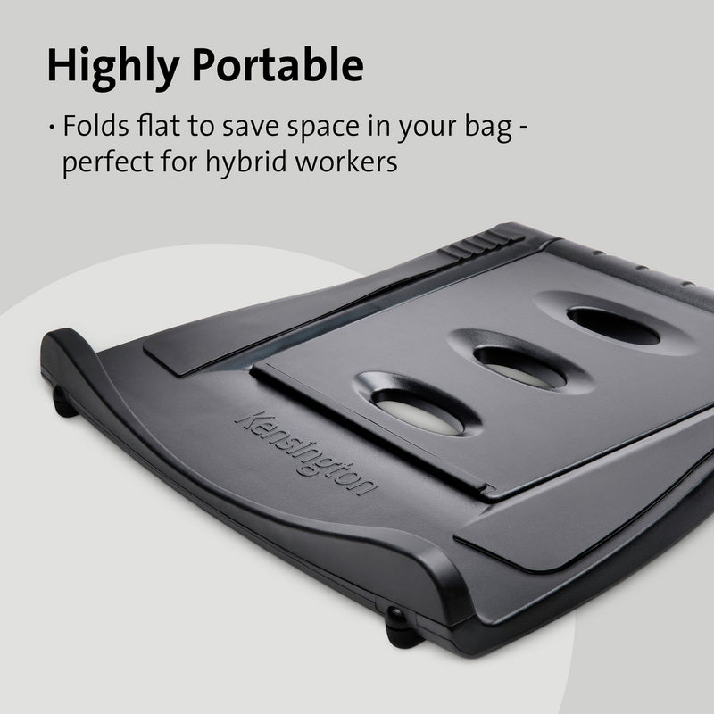 Kensington SmartFit laptop cooling stand black - British product