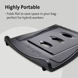 Kensington SmartFit laptop cooling stand black - British product