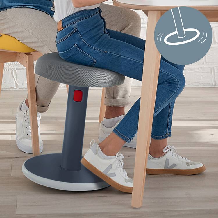 Leitz Ergo Cosy Active Sit Stand Stool adjustable, imported from the UK
