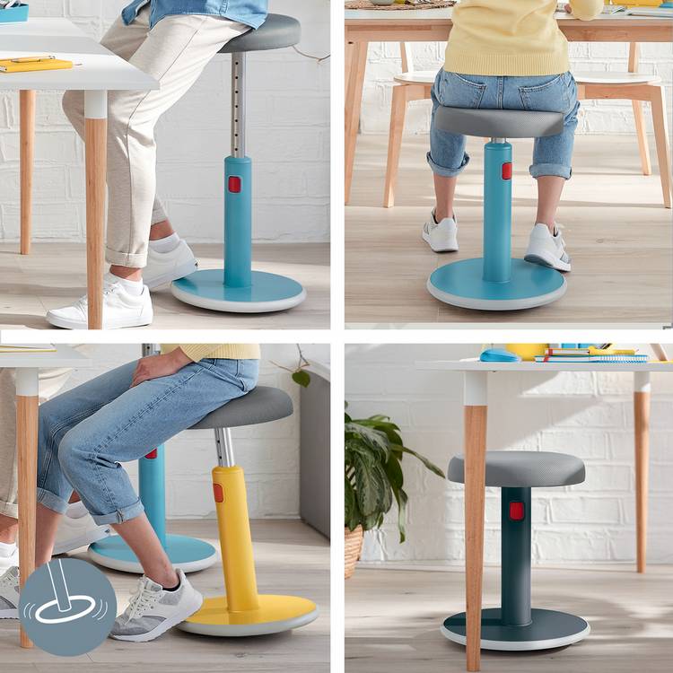 Leitz Ergo Cosy Active Sit Stand Stool adjustable, imported from the UK