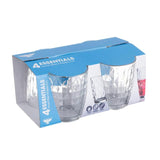 Ravenhead Essentials Jewel Hi-Ball Glasses Set 380ml   4 per pack GOODS M&S   