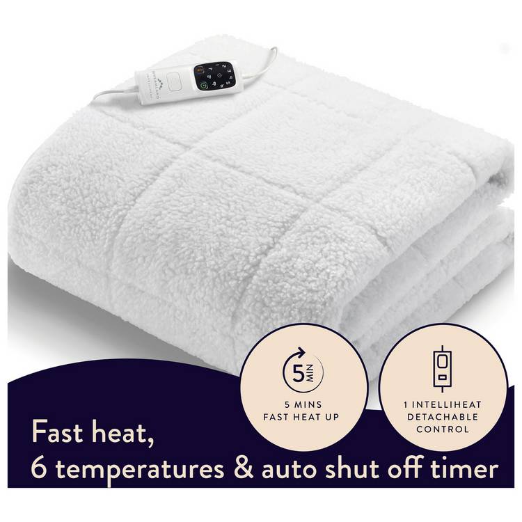 Dreamland Sherpa electric underblanket double - British product