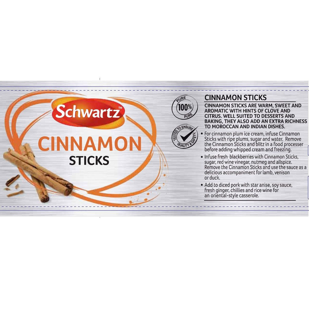 Schwartz Cinnamon Sticks, 180g