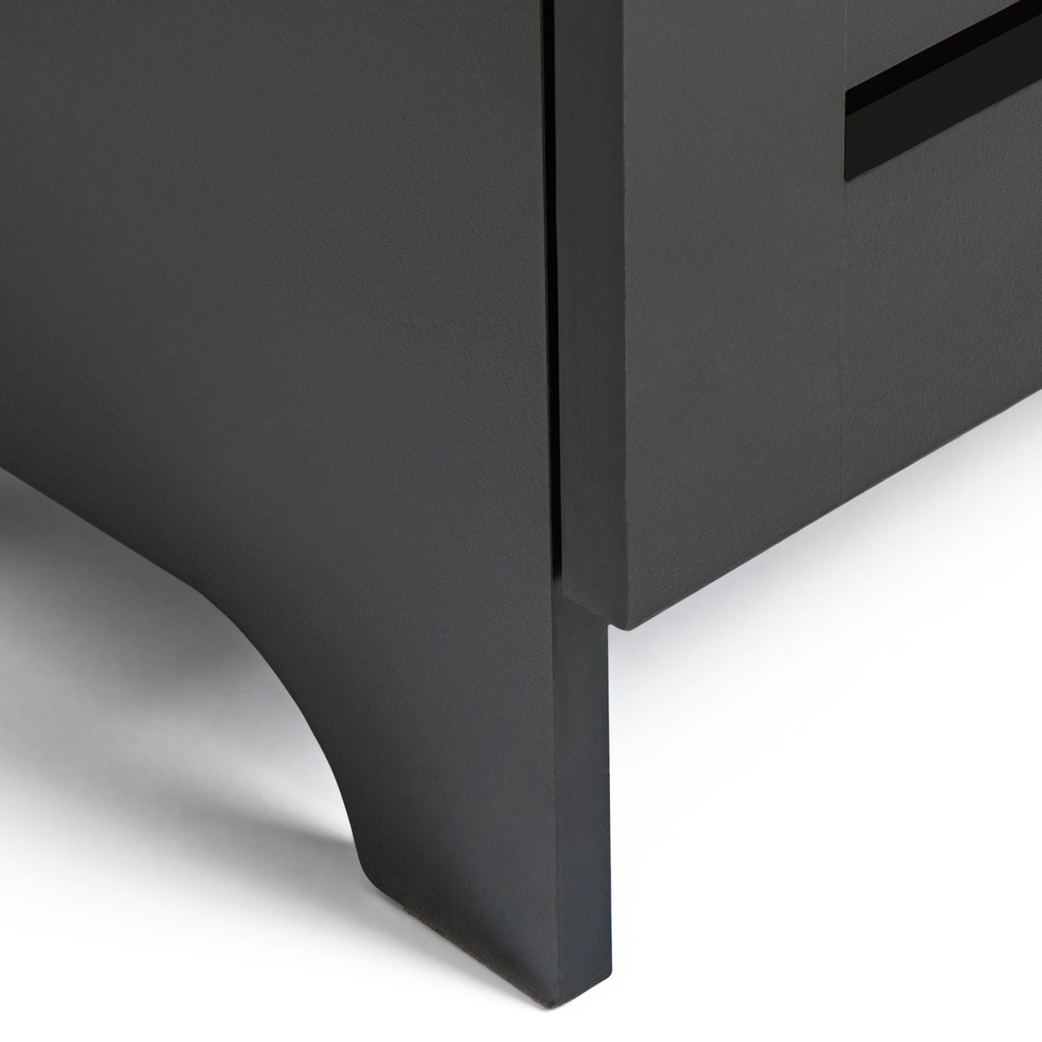 Argos Home black slatted shoe cabinet - British product